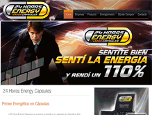 Tablet Screenshot of 24horasenergy.com